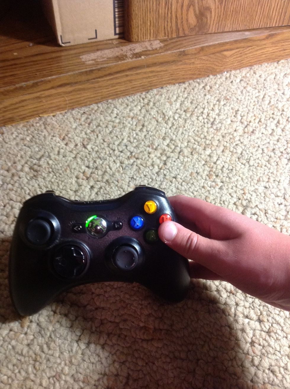 Step 9: Press the B button to get back to the Xbox dashboard.