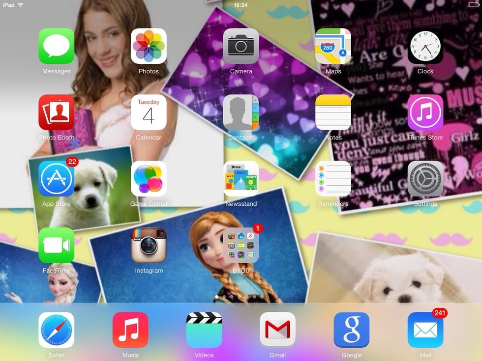 Step one, First obviously go to setting