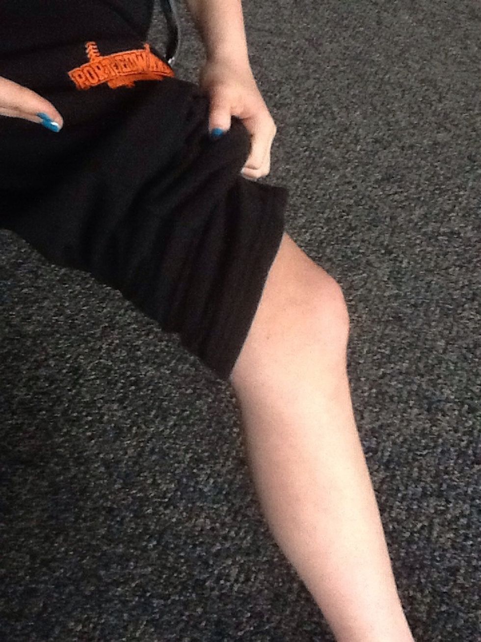 Step One: Something bad happens. If you have to use crutches, first of all something bad probably happened to your leg. For me, my knee is my problem.