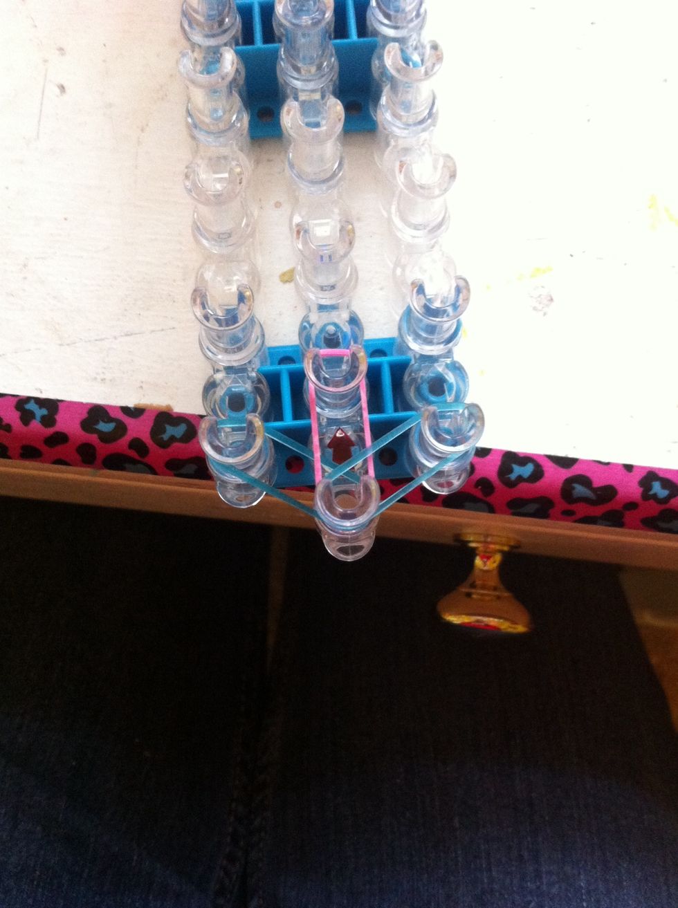 Step three-Another blue band