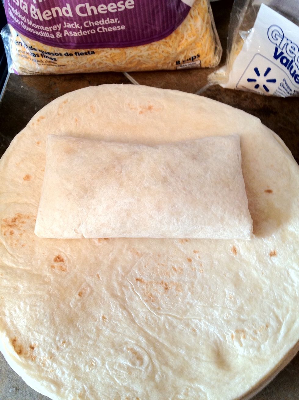 Step three: roll away from you.