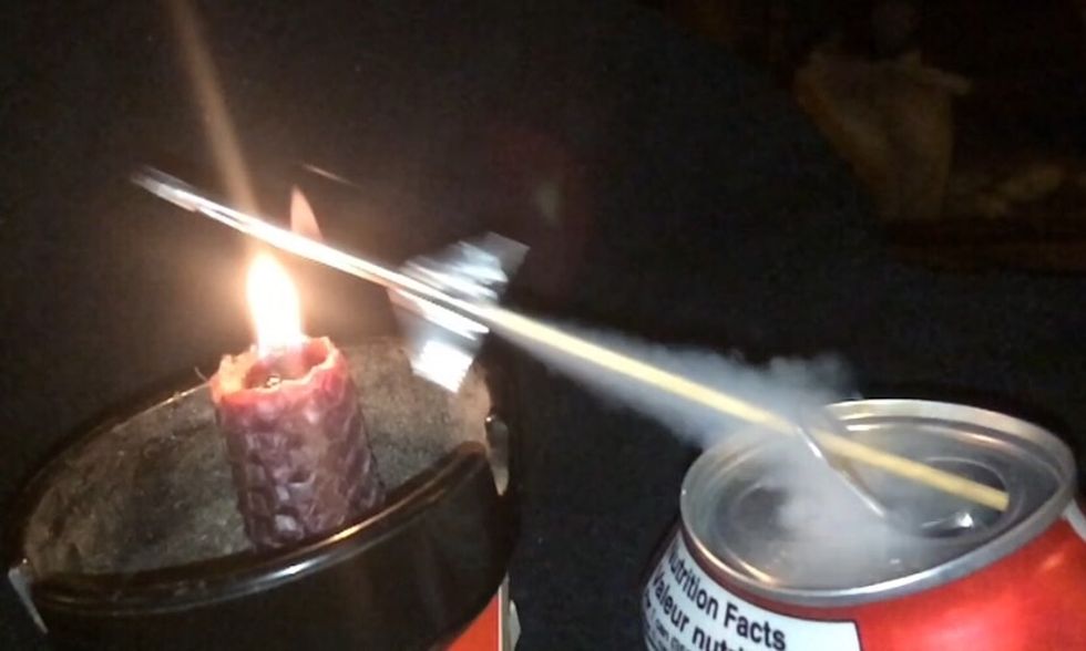 Stick a candle under the head of rocket and watch it take off!! I sand down the end of the dowel to allow the rocket to fit easier.BEST IF FIRED OUTSIDE!! BITS OF THE MATCHES MAY FALL OUT AND IGNITE.