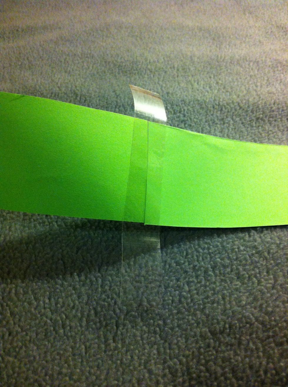 Stick another strip of paper on.