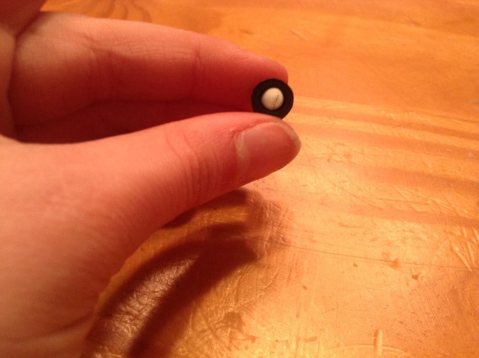 Stick it inside of the squishy part!!!