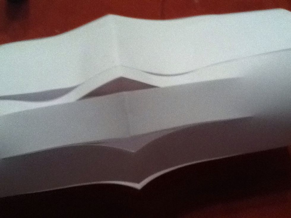 Stick the ends together