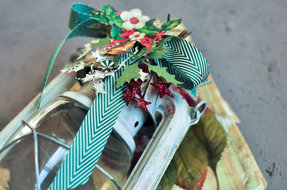 Stick the stars to the branches