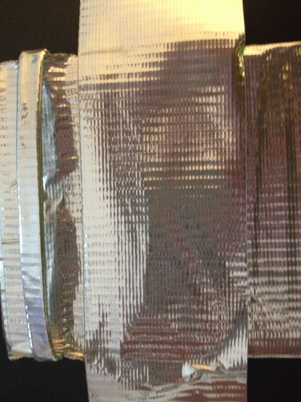 Stick the strip on and mark where the hook falls.