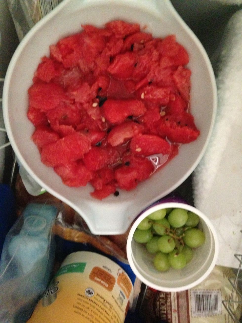 Stick them both in freezer overnight.