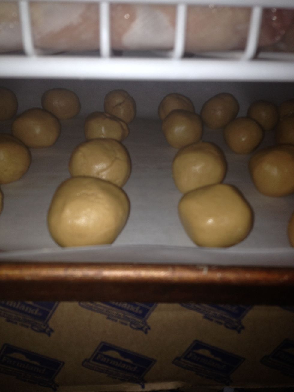 Stick them in the freezer for about an hour