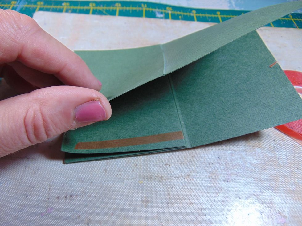 Stick together the open edges to finish the 4 pages. Now to decorate.