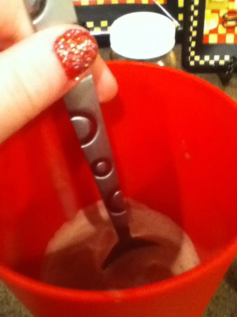 Stir! Add more milk to suit taste.