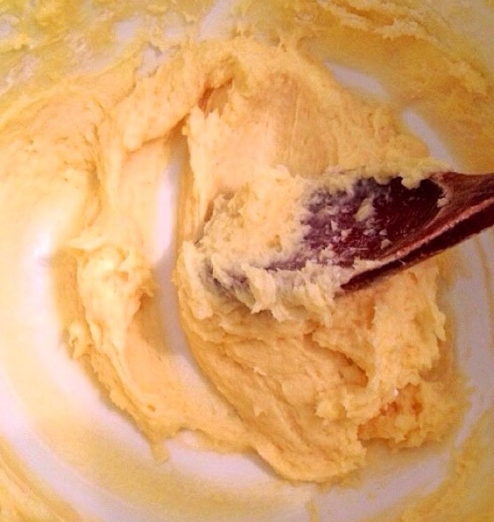 Stir again. Arm power is needed.