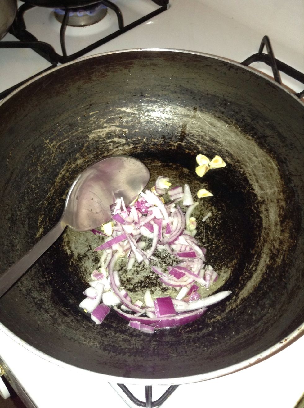 Stir and coat with oil