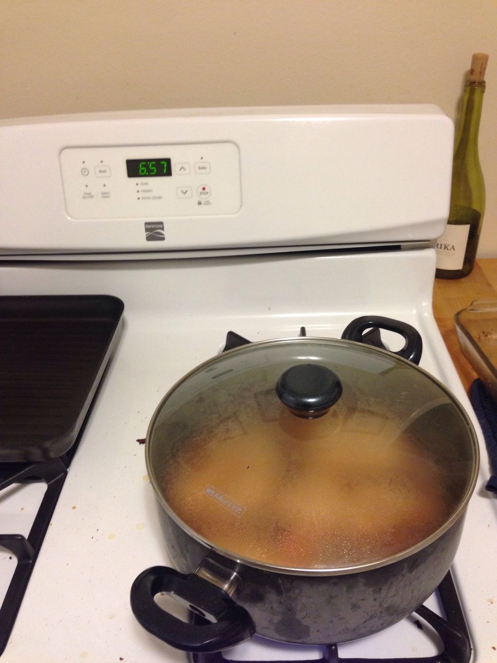 Stir and cover the chicken. Cook for about 7 minutes or until the chicken reaches 165 degrees internally. You can flip the chicken at the 4 min mark to ensure even cooking.