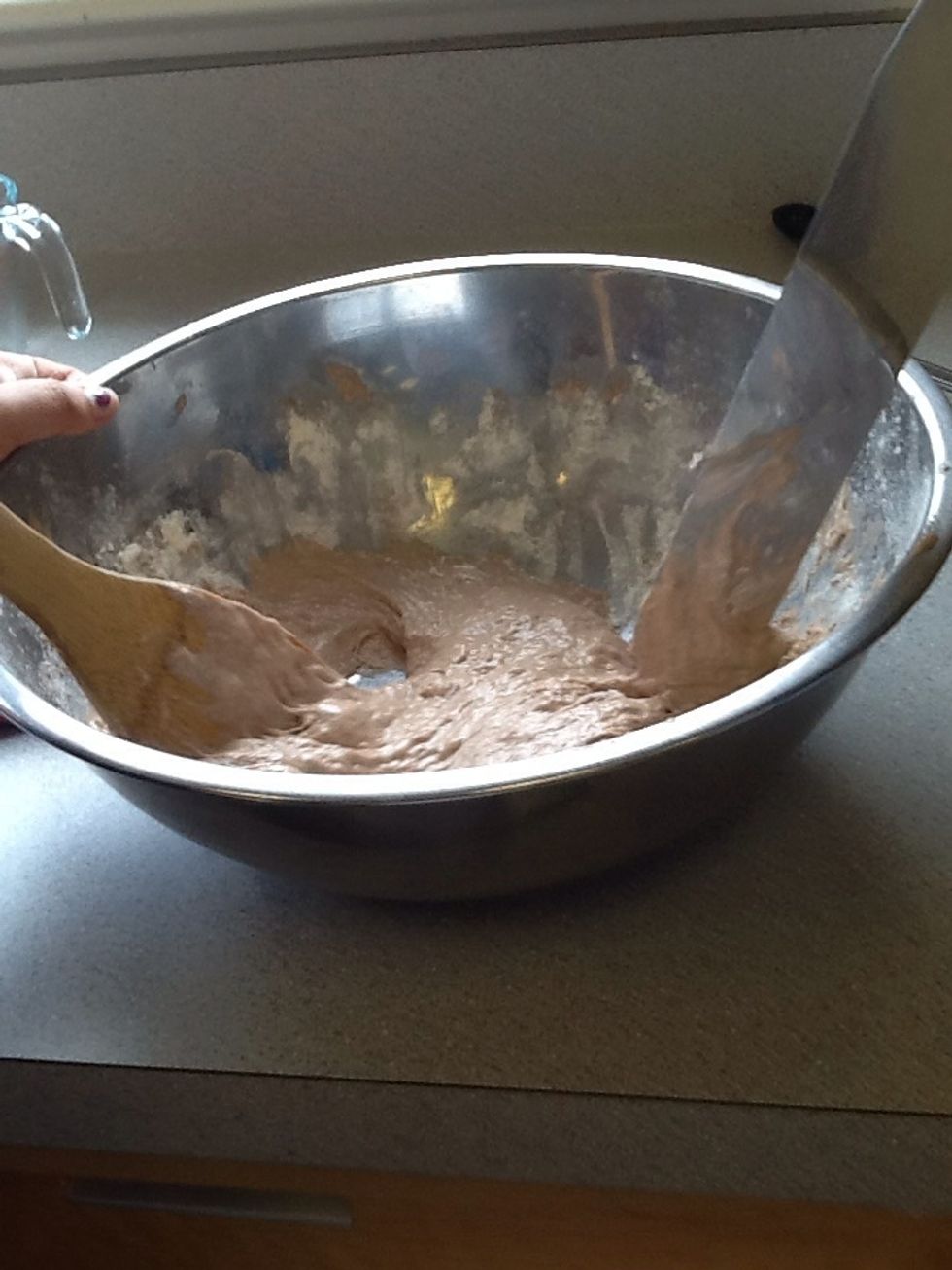 Stir both well together.