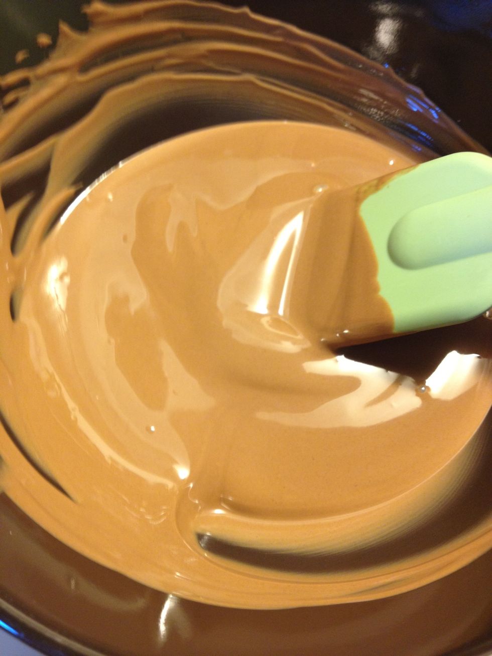 Stir chocolate frequently until completely melted... Delicious.