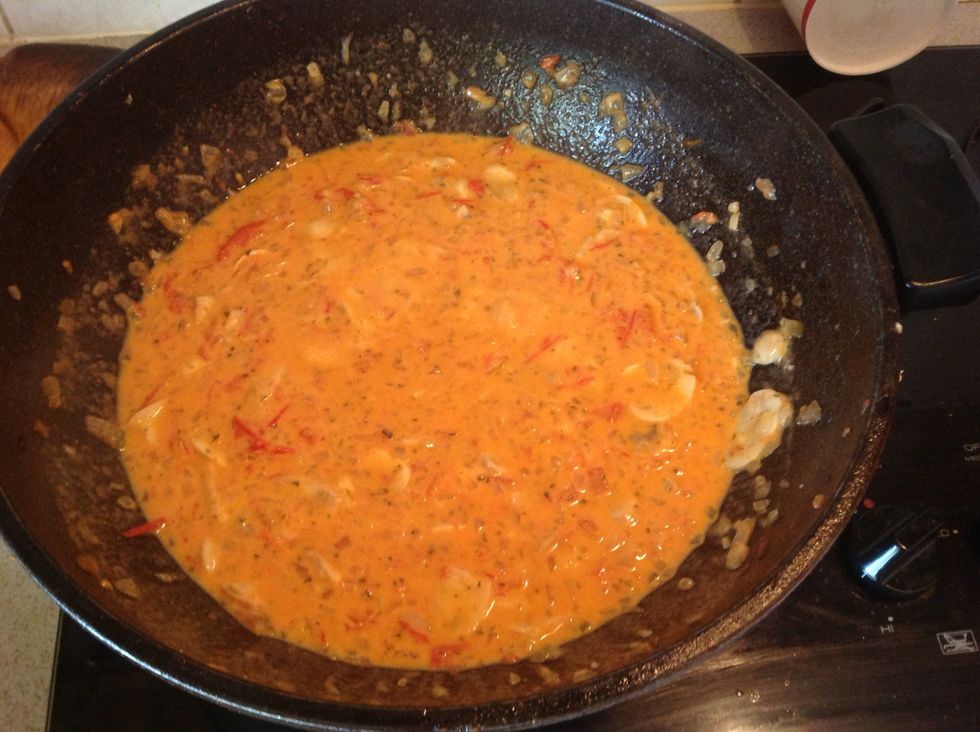 Stir clockwise 15 times Let it simmer for around 5-10 minutes It will be cooked when it smells a bit sour