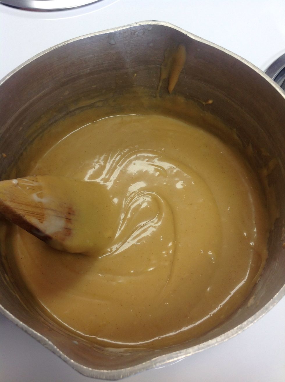 Stir constantly until smooth.
