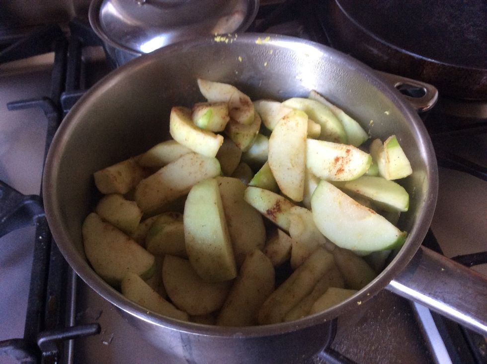 Stir continuously till soft.