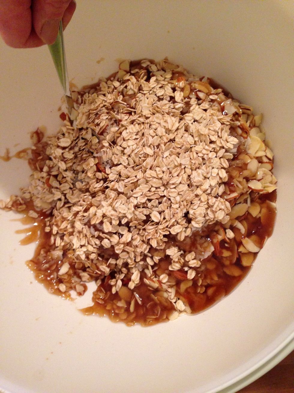 Stir everything together well for a few minutes.