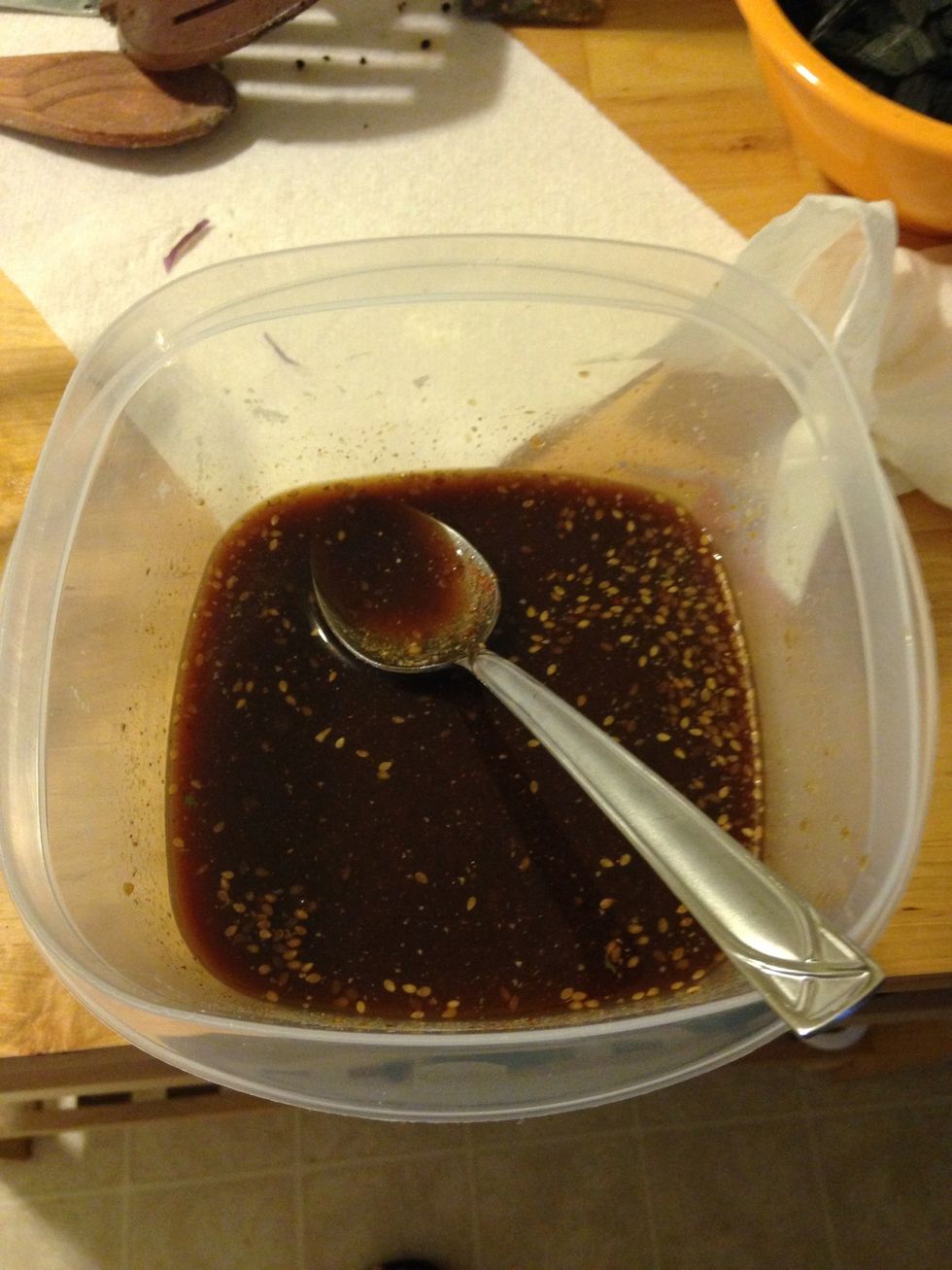 Stir everything together.