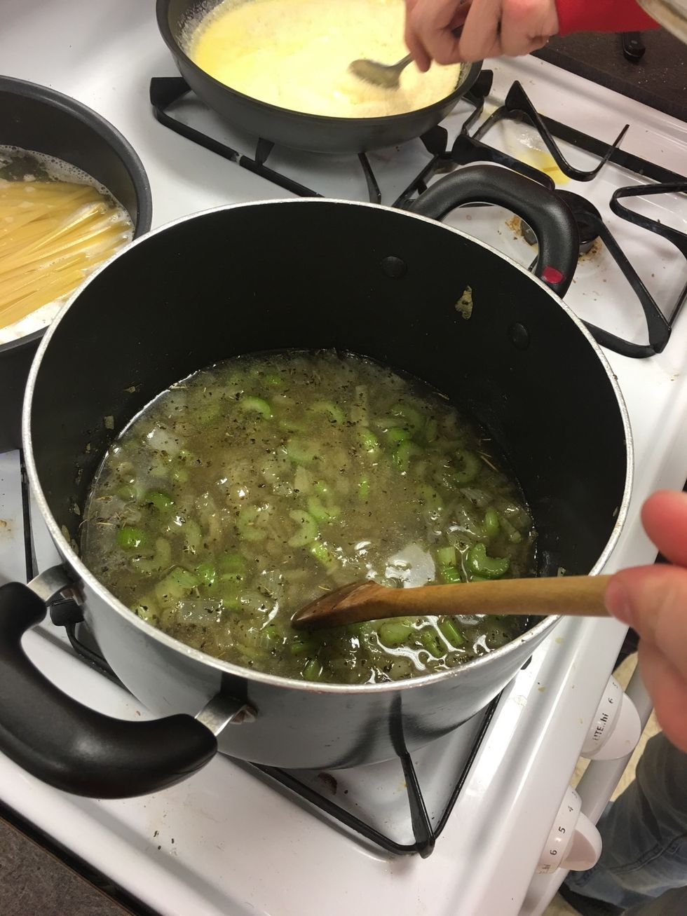 Stir for 1-2 minutes