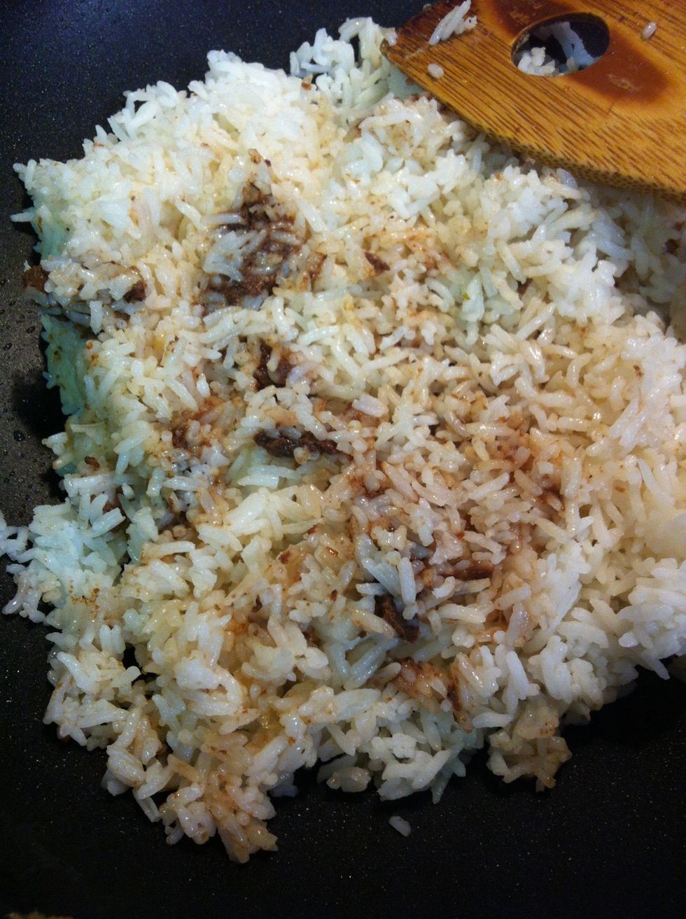 Stir fried rice with shrimp paste