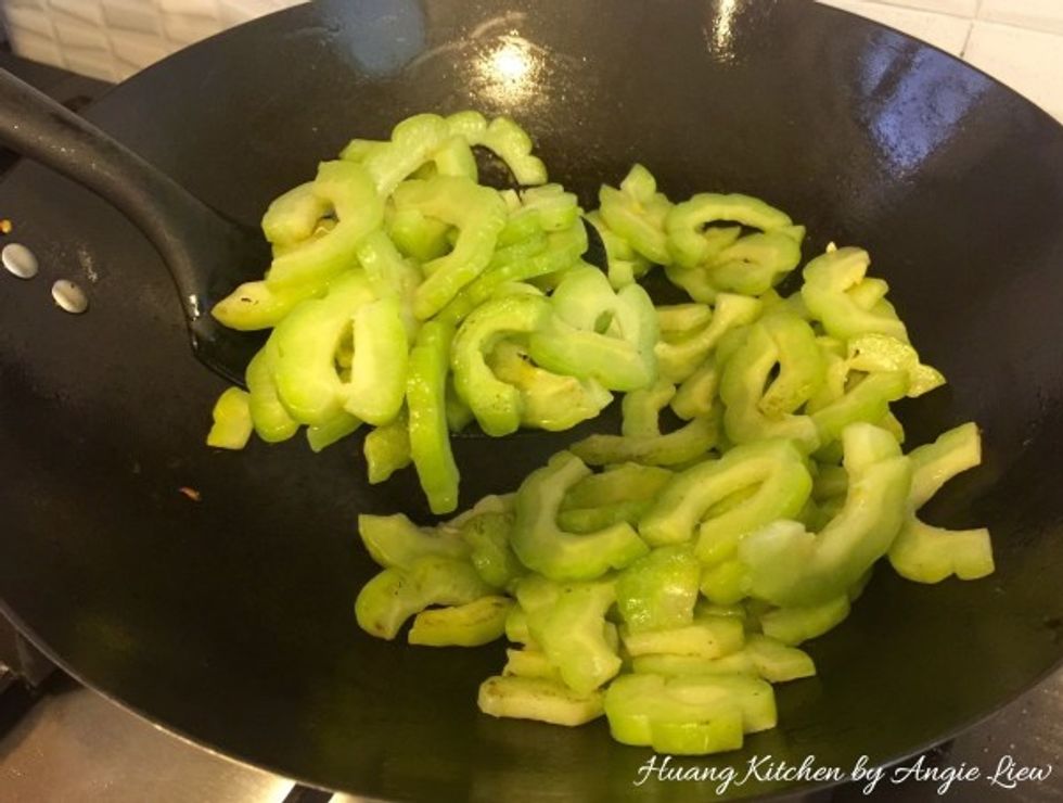 Stir fry for about 2 minutes.