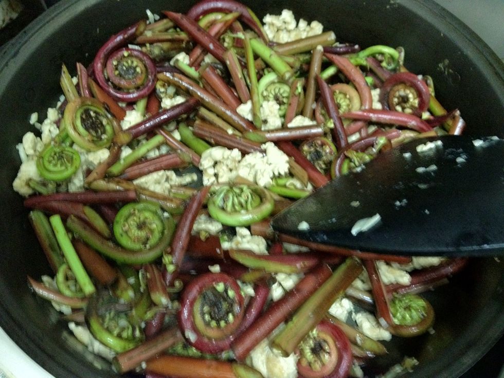 Stir fry it.
