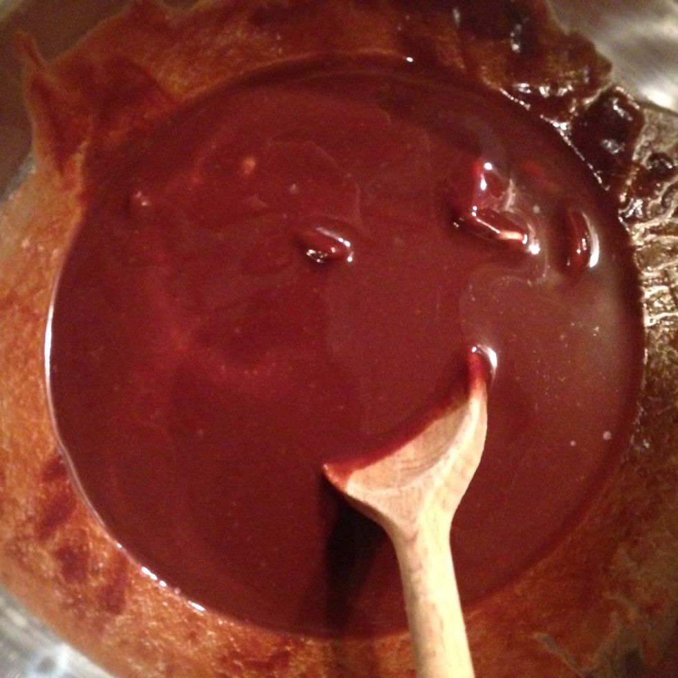 Stir gently until they are perfectly melted