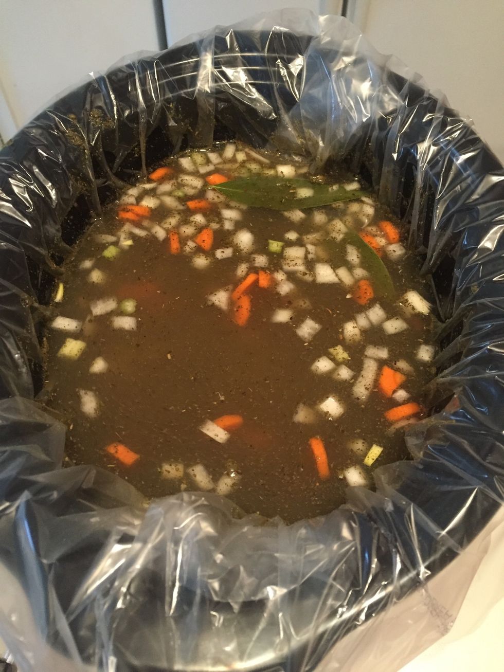 Stir gently.