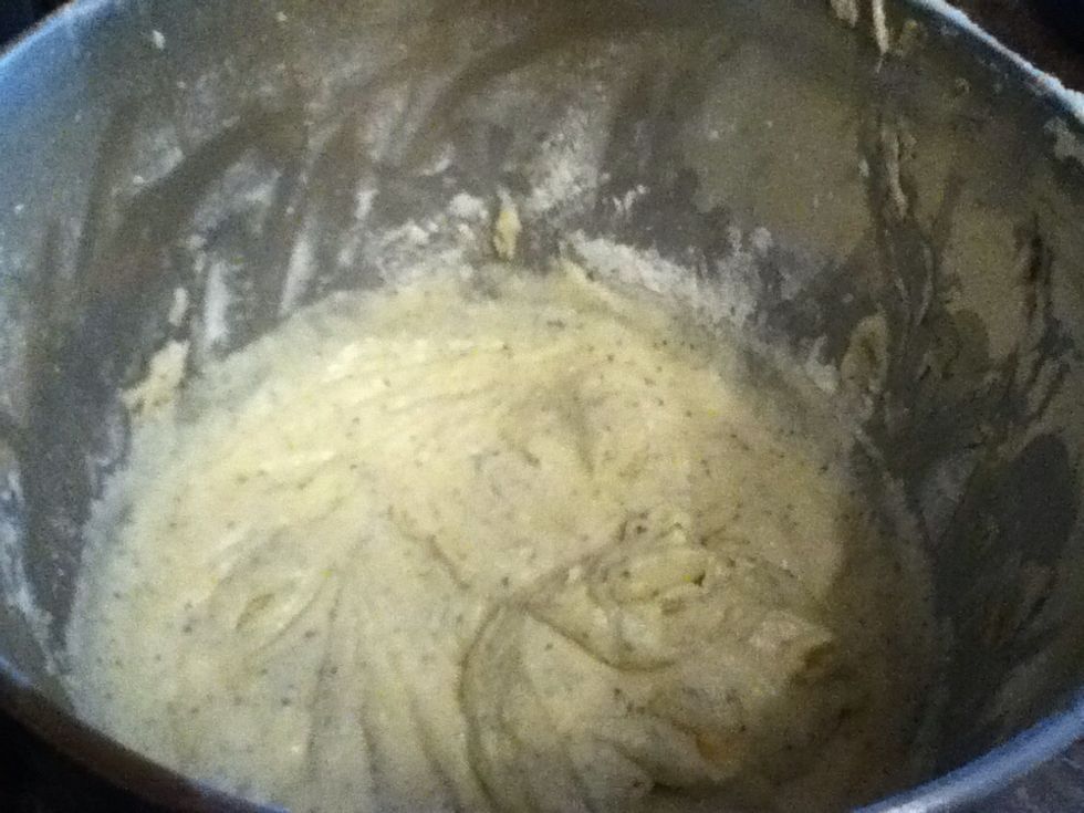 Stir in 3 Tablespoons of lemon juice and the lemon peel.