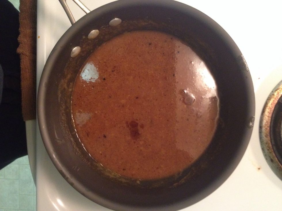 Stir in and bring to a boil