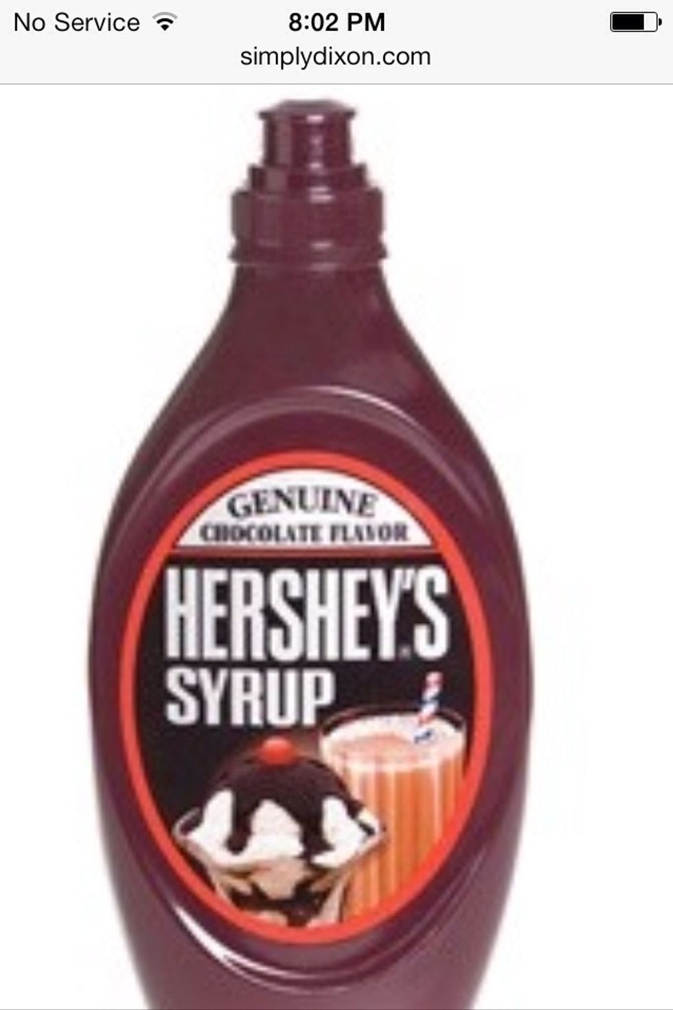 Stir in as much chocolate syrup as u want