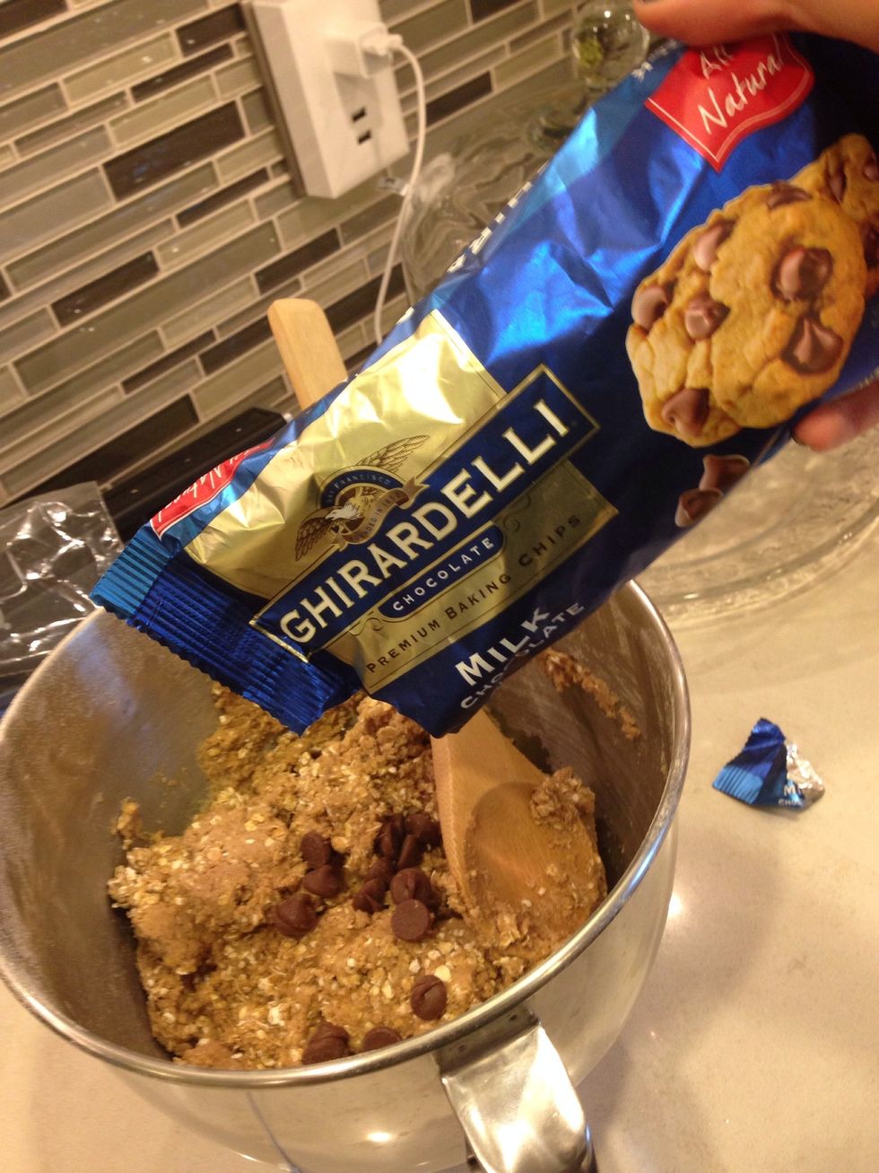 stir in chocolate chips