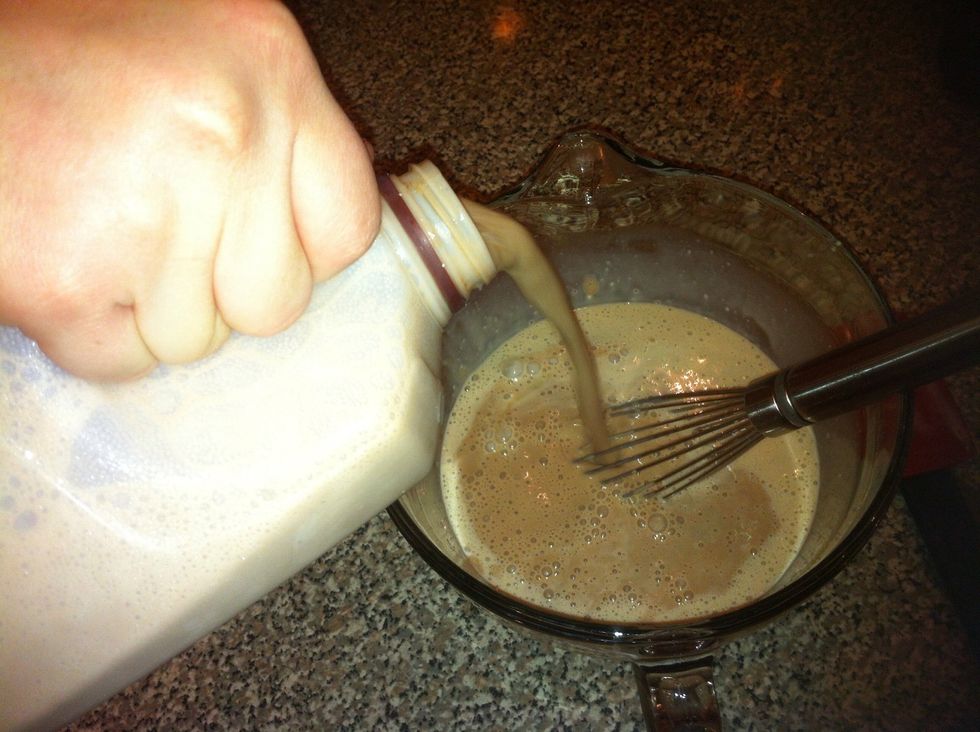 Stir in chocolate Milk I used store bought but you can make it if you want to\u2026