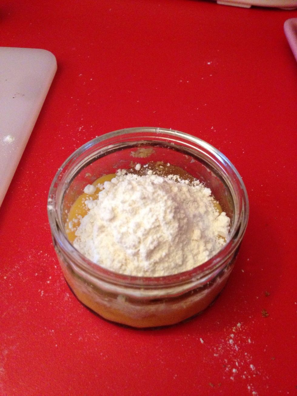 Stir in flour, baking soda and salt until combined