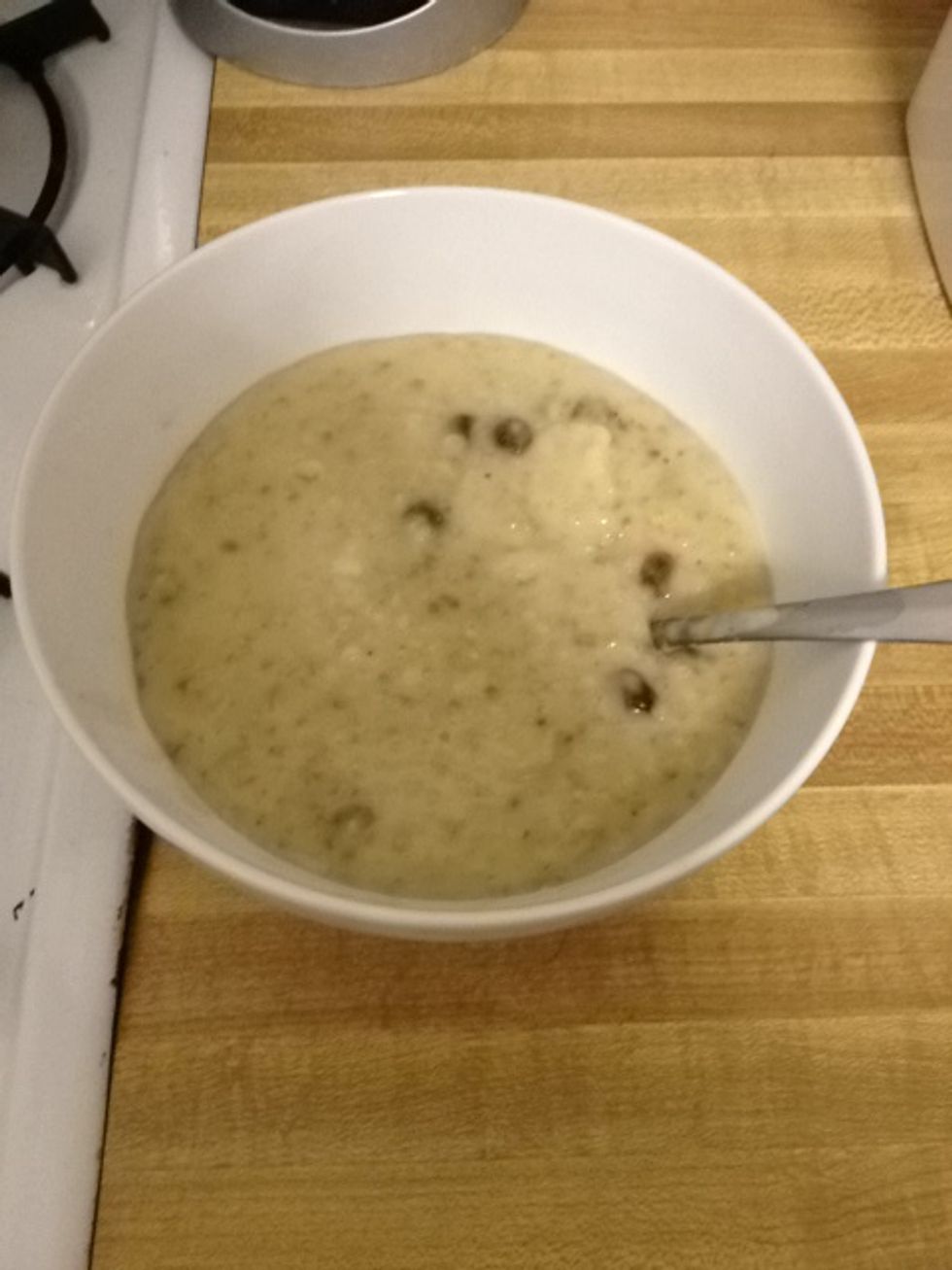 Stir in the bowl too.