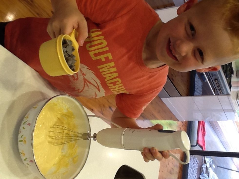 Stir in the Choc chips