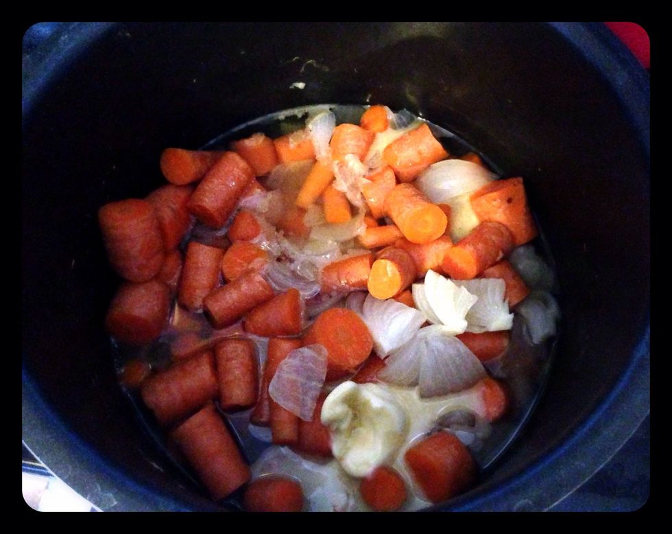 Stir in the Earth Balance.