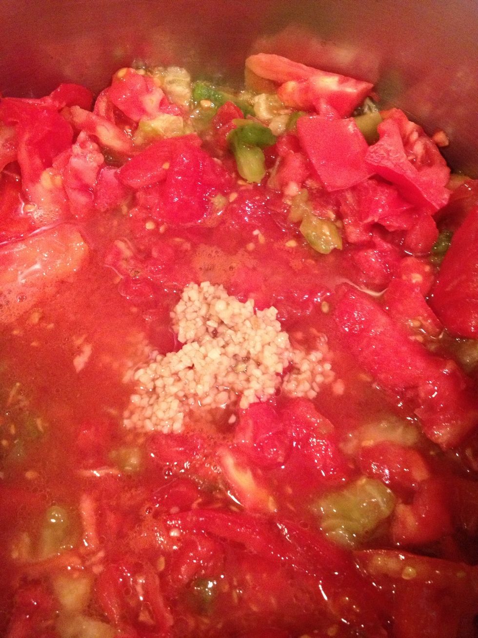 Stir in the garlic and cook another 3-5 minutes.