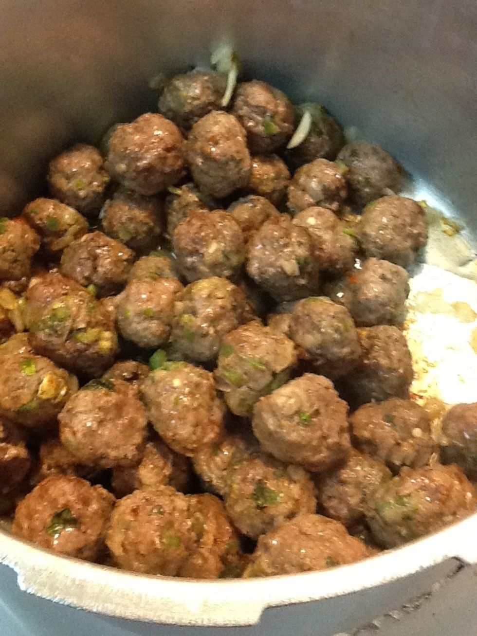 Stir in the Qoftas and fry a little
