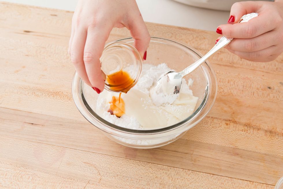 Stir in vanilla until mixture is smooth.