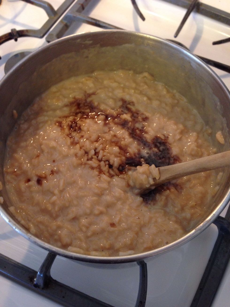Stir in vanilla.