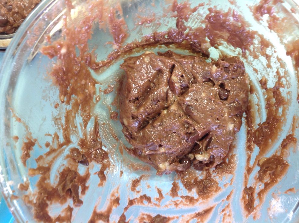 Stir in wet mixture until just blended.