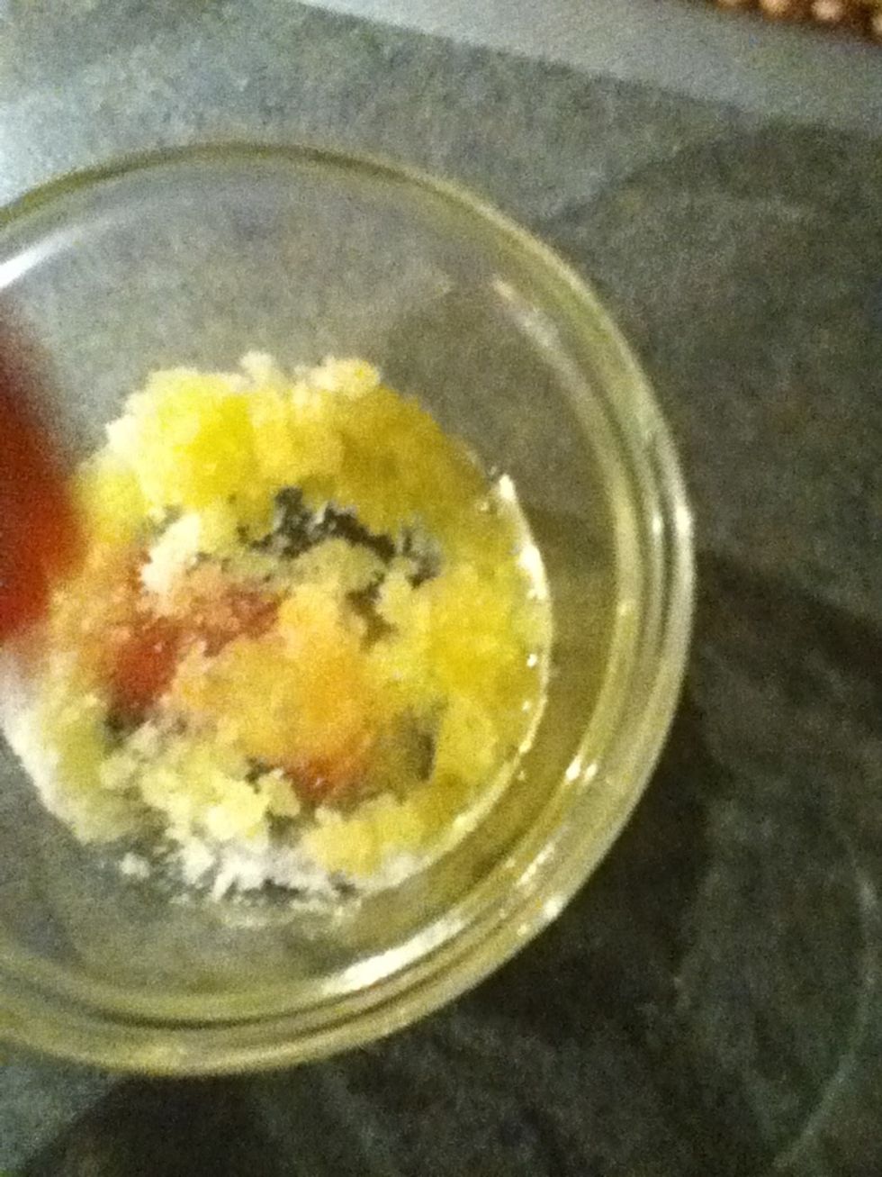 Stir ingredients up and add more of whatever you need.