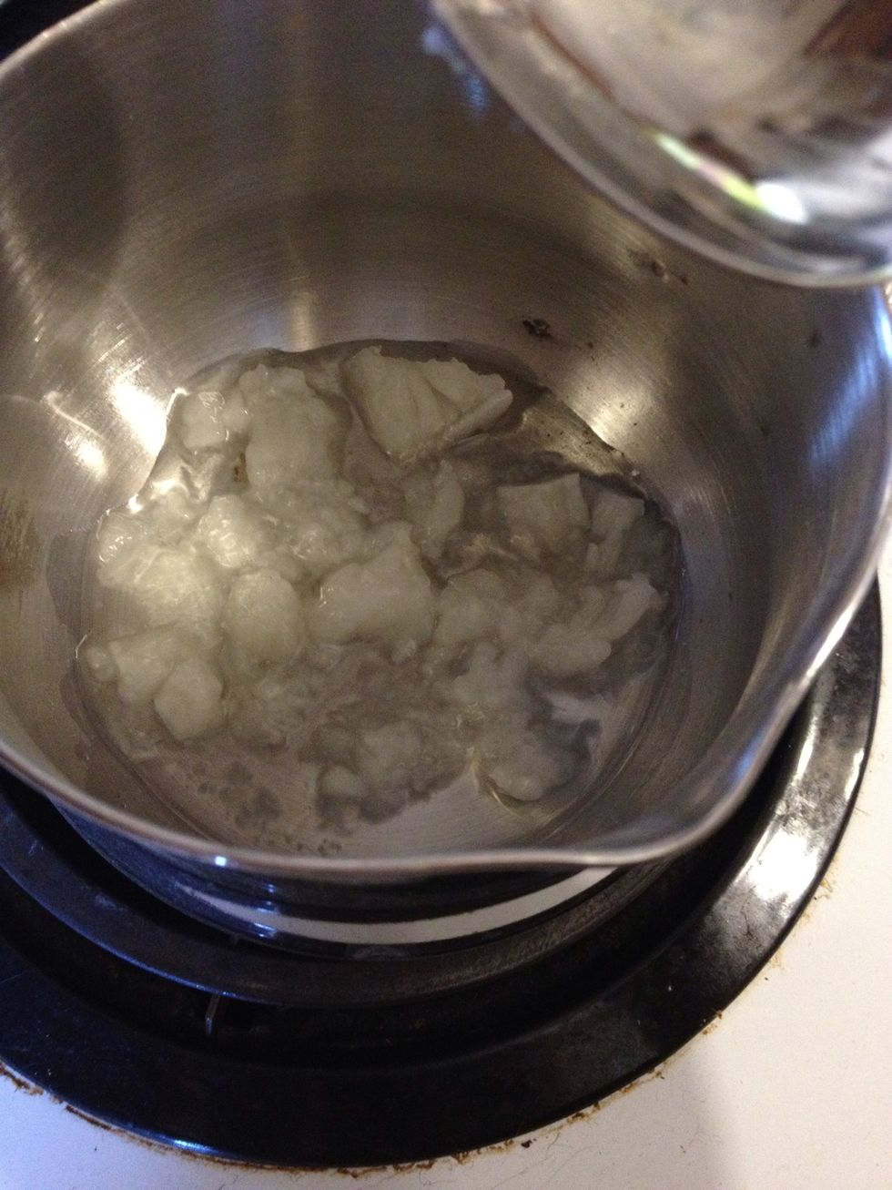 Stir it as it melts!