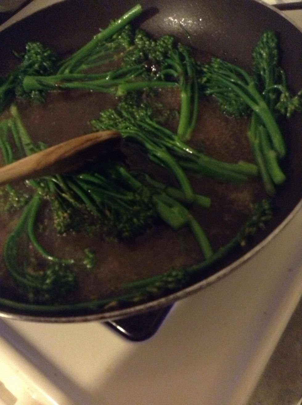 Stir it into the remaining water.