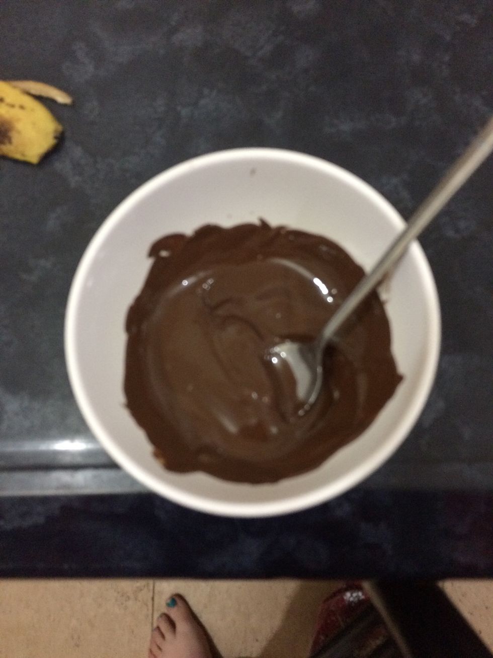 Stir it until it melts