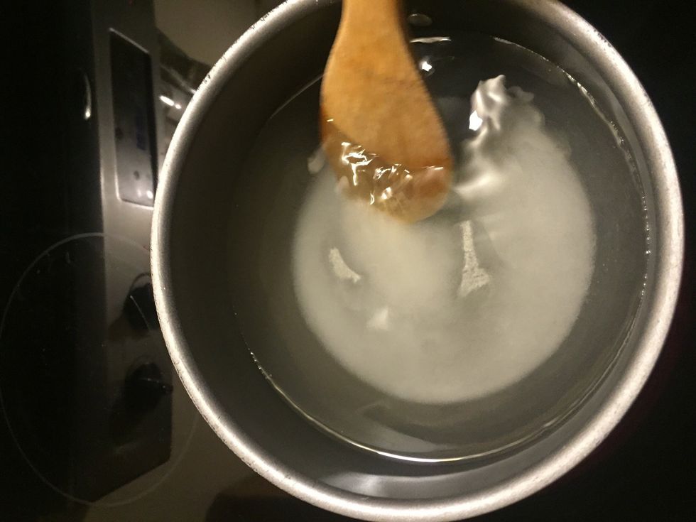 Stir just until sugar dissolves.